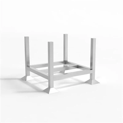 عمود معدني وسكك حديدية